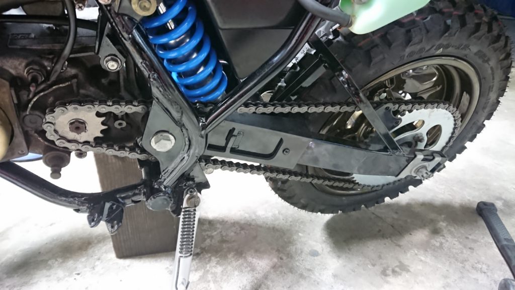 KSR50　チェーン　カット