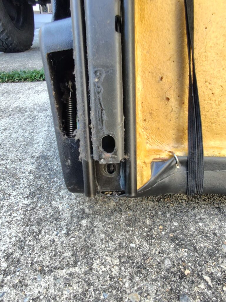 ジムニー　JA11　シートレール　加工