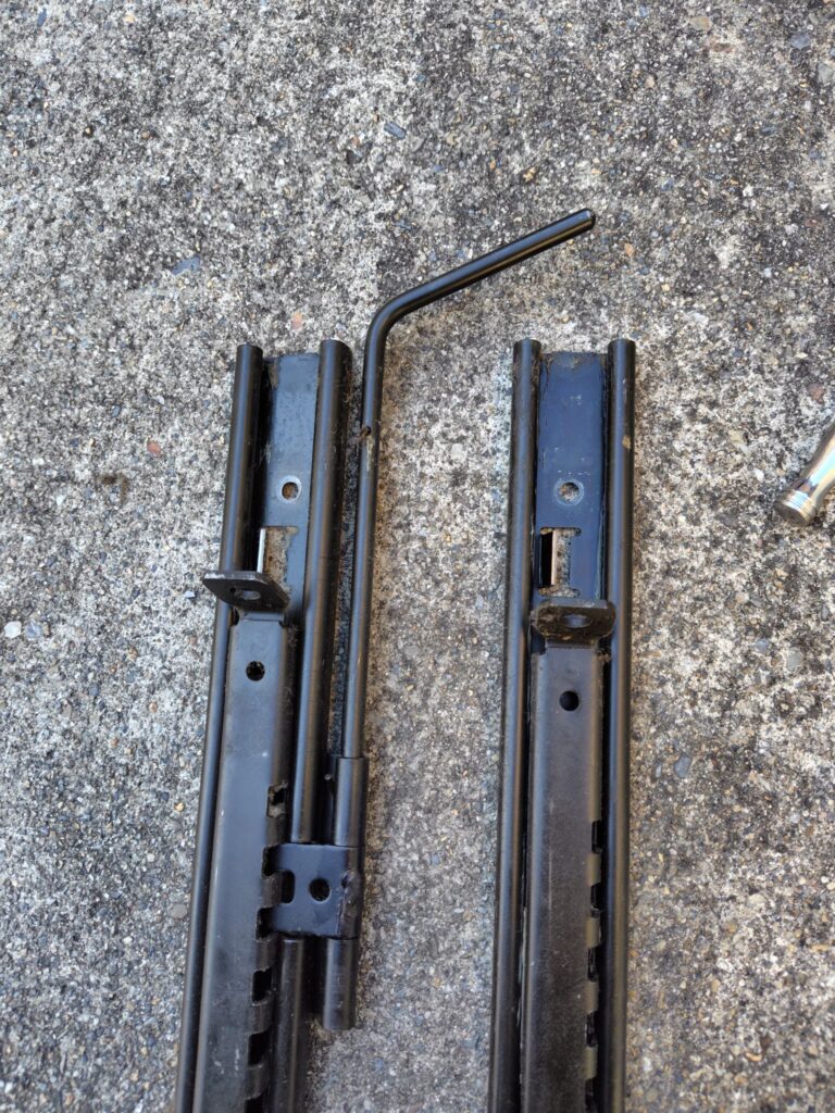 ジムニー　JA11　シートレール　加工