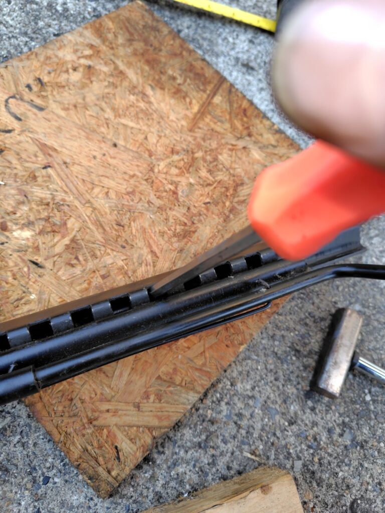 ジムニー　JA11　シートレール　加工