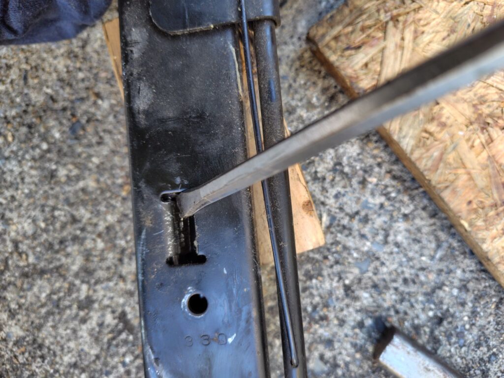 ジムニー　JA11　シートレール　加工