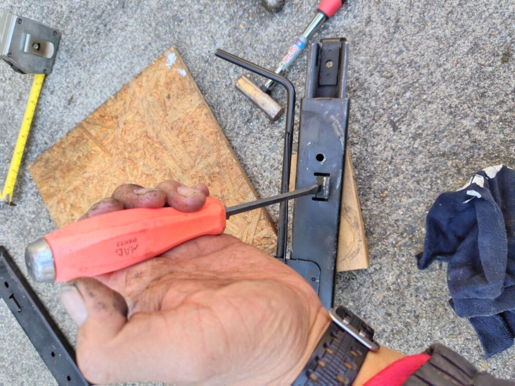 ジムニー　JA11　シートレール　加工