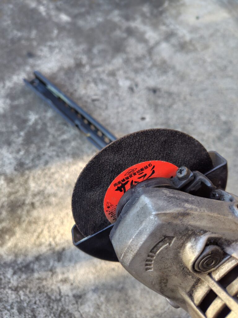 ジムニー　JA11　シートレール　加工