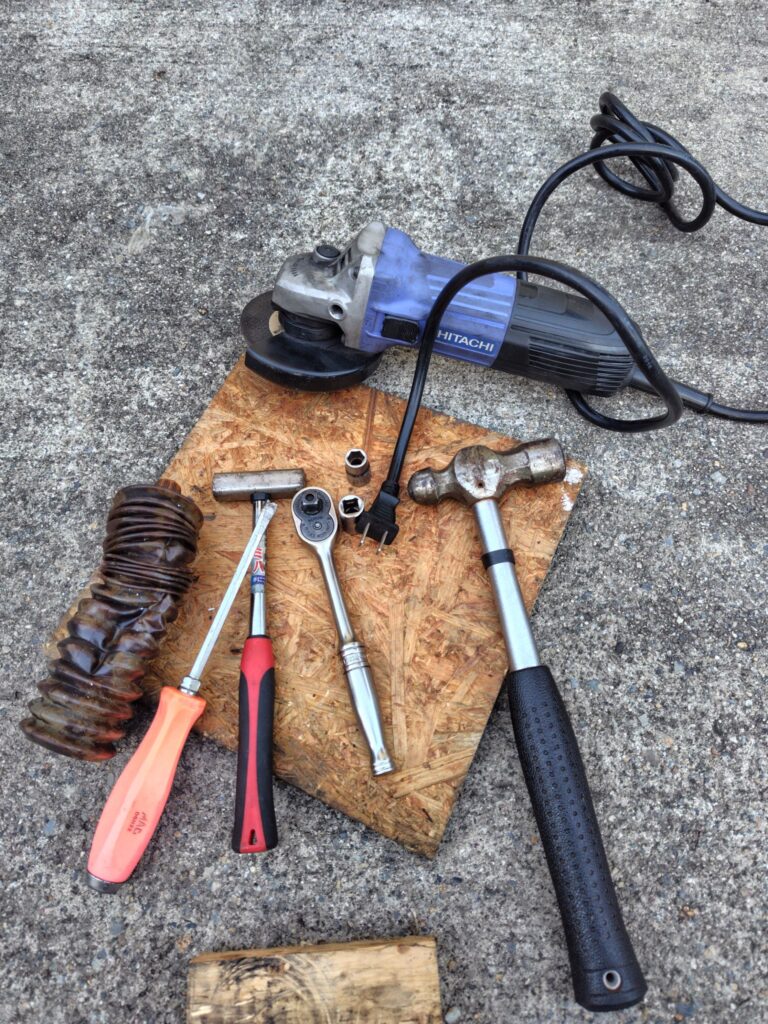 ジムニー　JA11　シートレール　加工