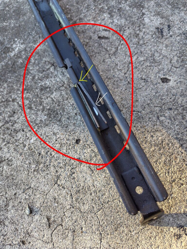 ジムニー　JA11　シートレール　加工