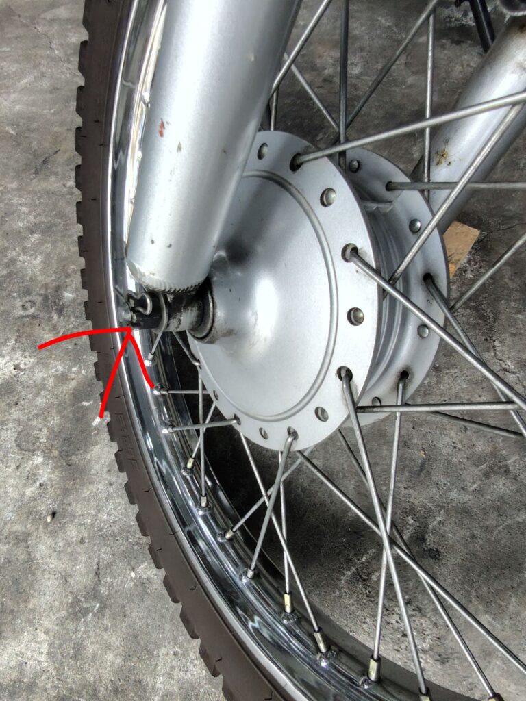 K90　フロントフォークオイル漏れ　オーバーホール