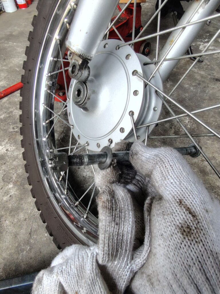 K90　フロントフォークオイル漏れ　オーバーホール