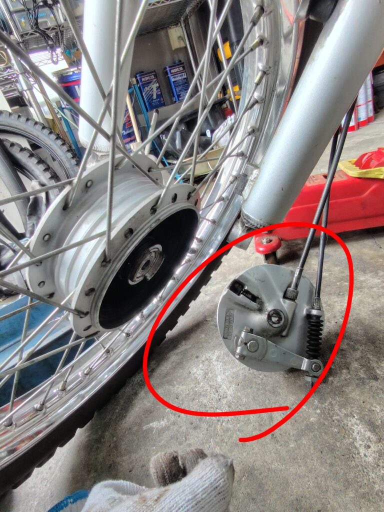 K90　フロントフォークオイル漏れ　オーバーホール