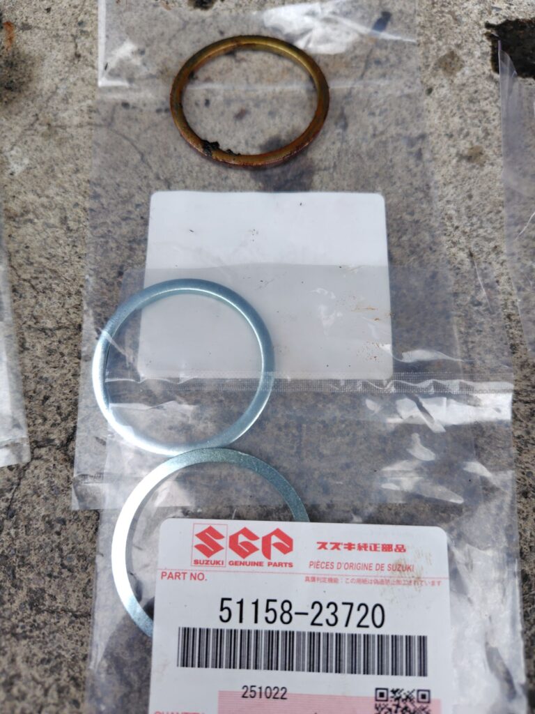 K90　フロントフォークオイル漏れ　オーバーホール