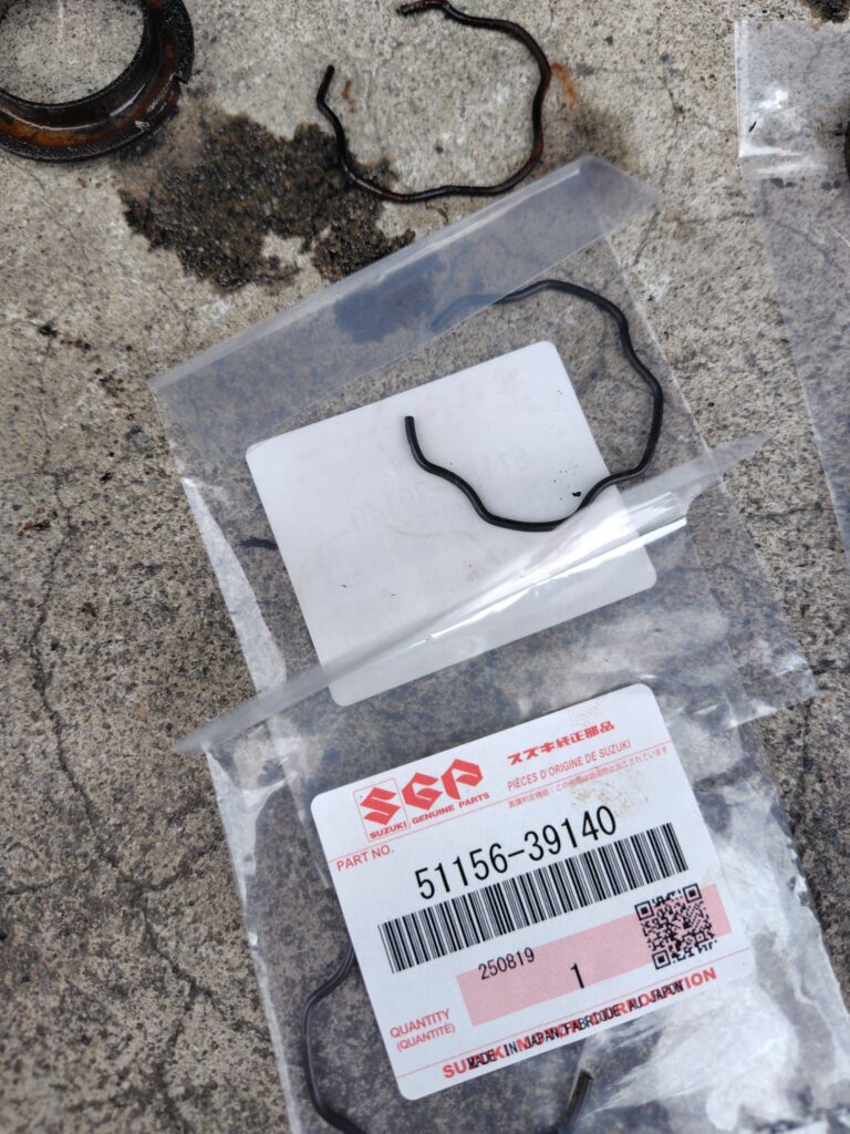 K90　フロントフォークオイル漏れ　オーバーホール