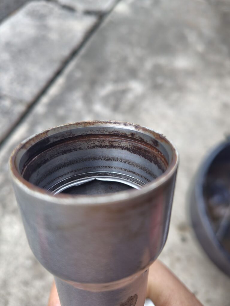 K90　フロントフォークオイル漏れ　オーバーホール