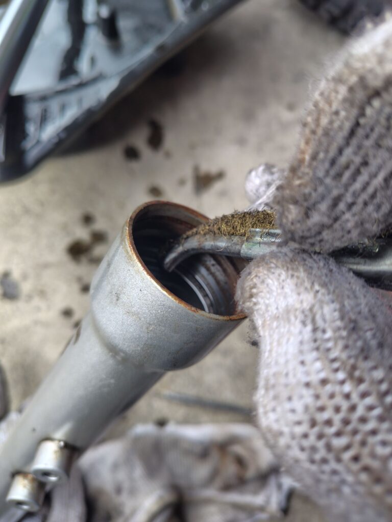 K90　フロントフォークオイル漏れ　オーバーホール