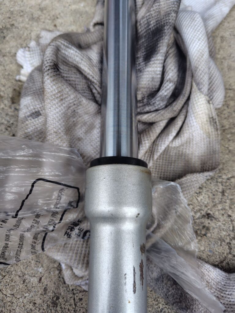 K90　フロントフォークオイル漏れ　オーバーホール