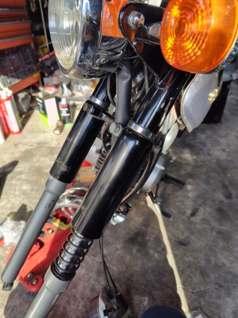 K90　フロントフォークオイル漏れ　オーバーホール