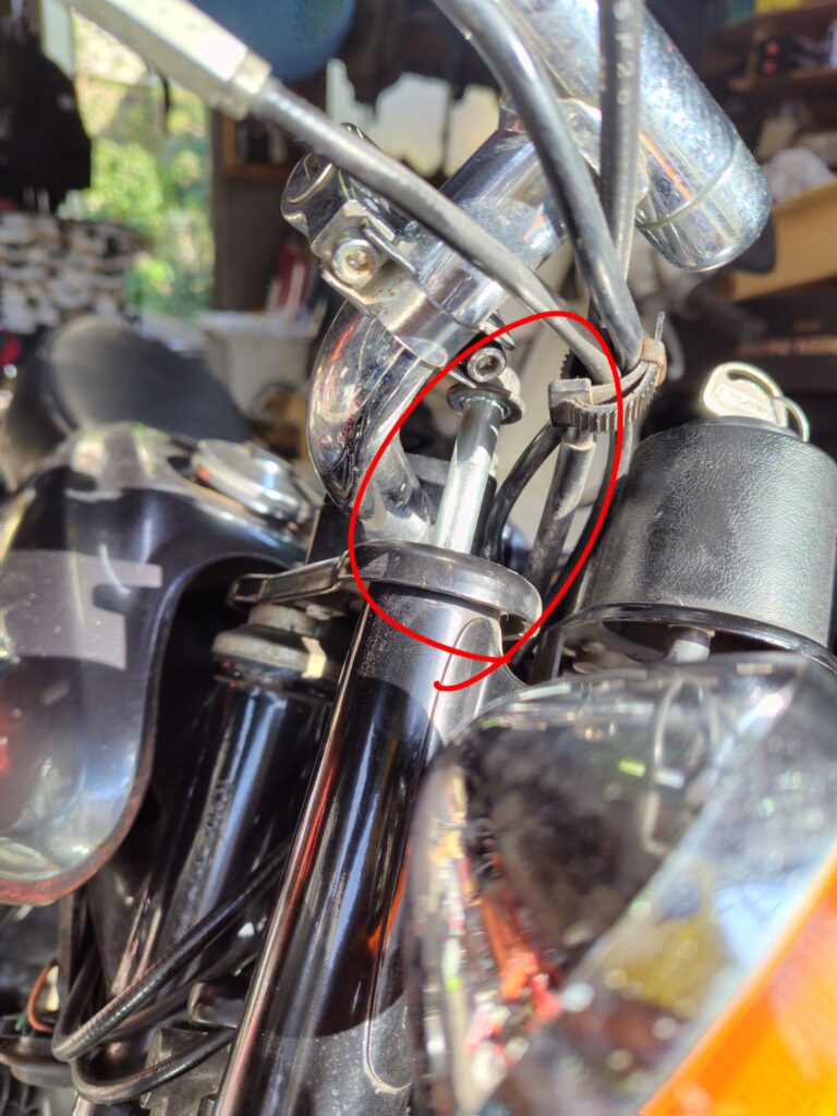 K90　フロントフォークオイル漏れ　オーバーホール