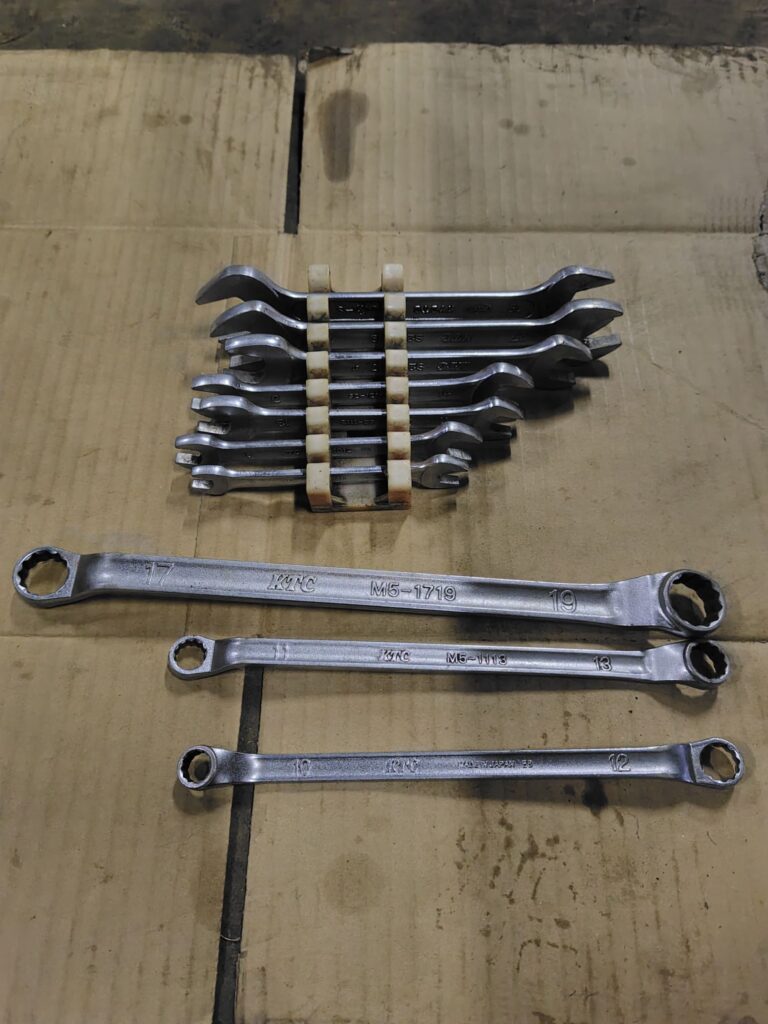 初めての工具 ktc スパナ メガネ レンチ