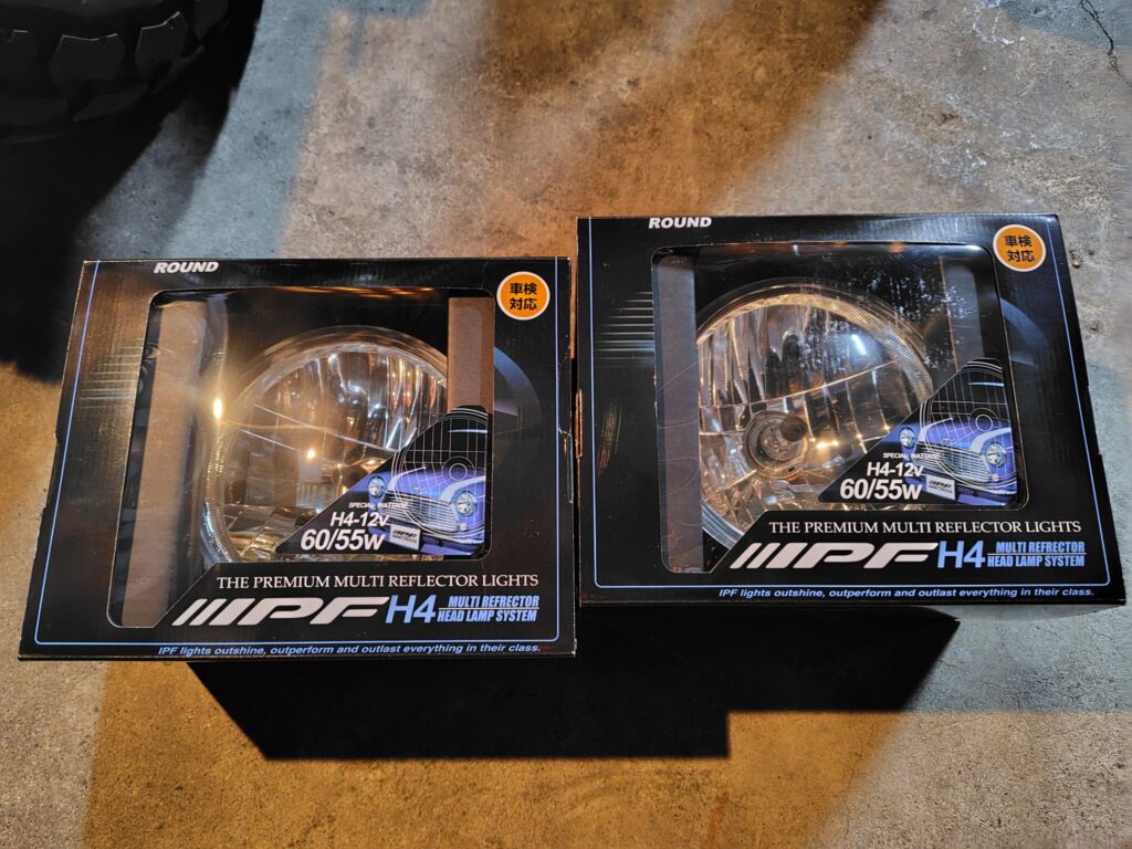 JA11　ジムニー　H4化　ヘッドライト交換